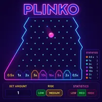 BlazeSpins - Jeu Plinko - Taux de Gain Élevé